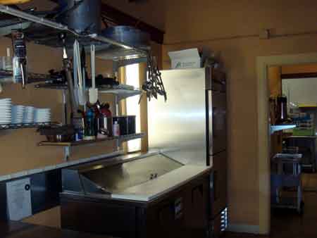 Prep area